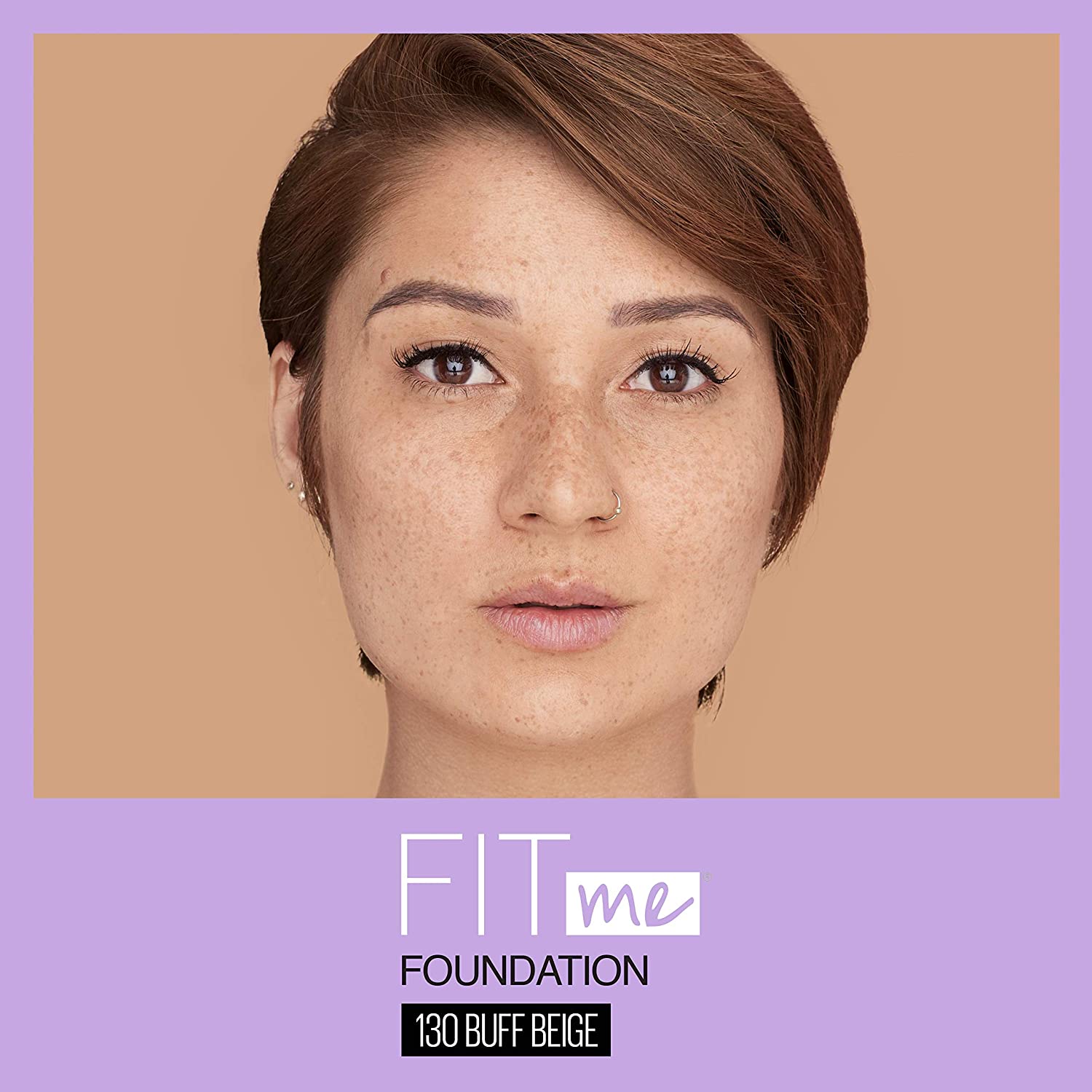 Maybelline Fit Me Dewy + Smooth Foundation Makeup, Nude Beige, 1 Count - Image 6